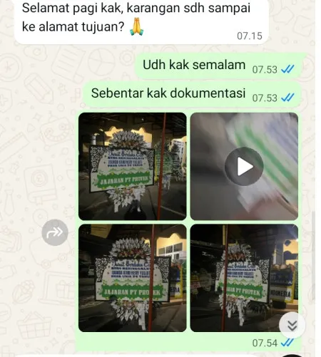 Pengiriman Papan Bunga Selamat Ice Bsd