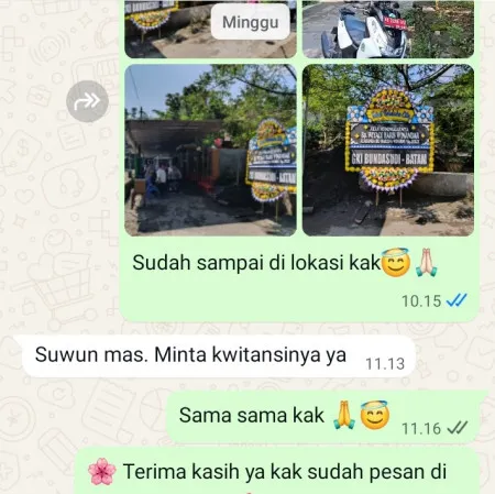 Pengiriman Papan Bunga Duka Ice Bsd